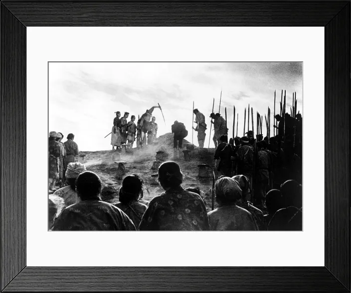 Framed Print : THE SEVEN SAMURAI, (aka SHICHININ NO SAMURAI), 1954