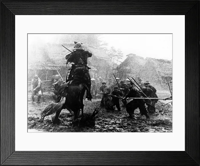 Framed Print : THE SEVEN SAMURAI, (aka SHICHININ NO SAMURAI), 1954