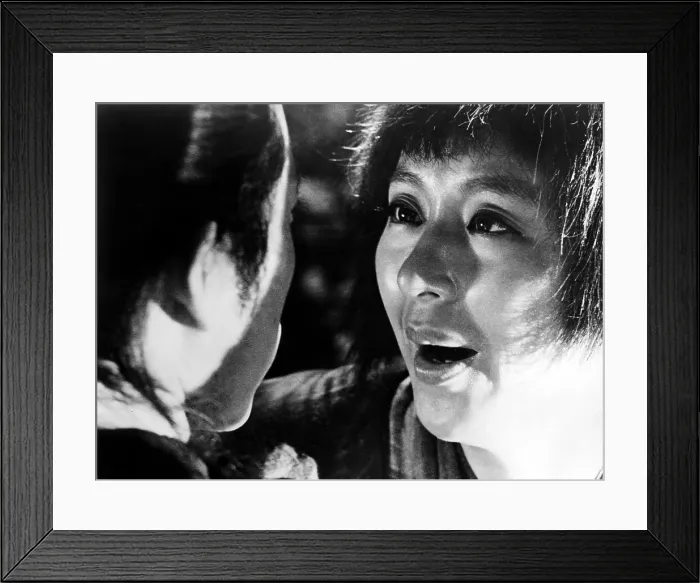 Framed Print : THE SEVEN SAMURAI, (aka SHICHININ NO SAMURAI), Seiji Miyaguchi, Keiko Tsushima, 1954