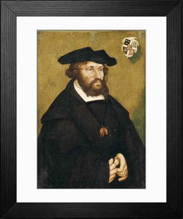 Framed Print : CHRISTIAN II (1481-1559). King of Denmark, Norway and Sweden (1513-1523). Work by Cranach, Lucas, 'the Elder' (1472-1553). Renaissance art. Painting. GERMANY. NUremberg