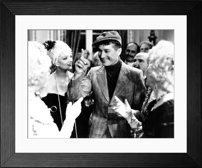 Framed Print : LOVE ME TONIGHT, Myrna Loy, Maurice Chevalier, 1932