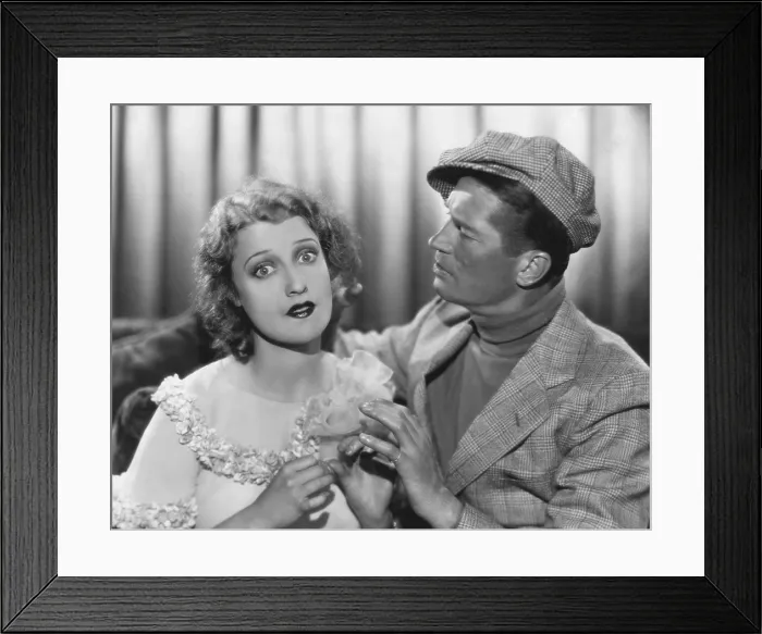 Framed Print : LOVE ME TONIGHT, from left: Jeanette MacDonald, Maurice Chevalier, 1932