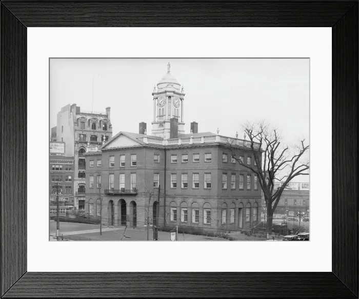 Framed Print : The Old State House, Hartford, Connecticut. Acted as the Connecticut State Capitol from 1792 - 1870's. Taken from a map of HartfordPhoto ca. 1930s Framed Print : The Old State House, Hartford, Connecticut. Acted as the Connecticut State Capitol from 1792 - 1870's. Taken from a map of HartfordPhoto ca. 1930s