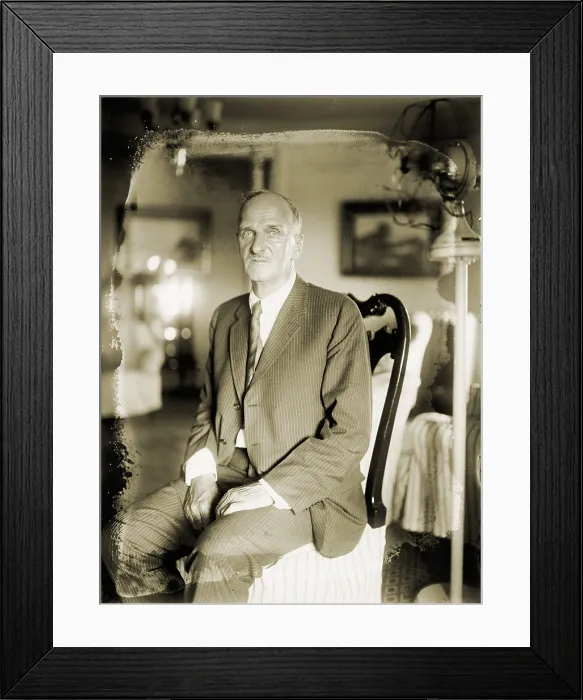 Framed Print : T. Coleman Dupont (1863-1930), shortly after he was appointed to the Senate in July 1921. He was one of the Republican party's money men who initially supported Gen