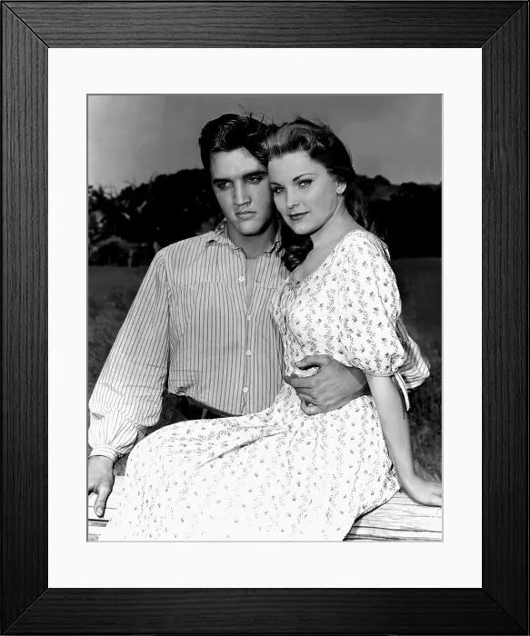 Framed Print : LOVE ME TENDER, Elvis Presley, Debra Paget, 1956, TM and Copyright (c)20th Century Fox Film Corp. All rights reserved