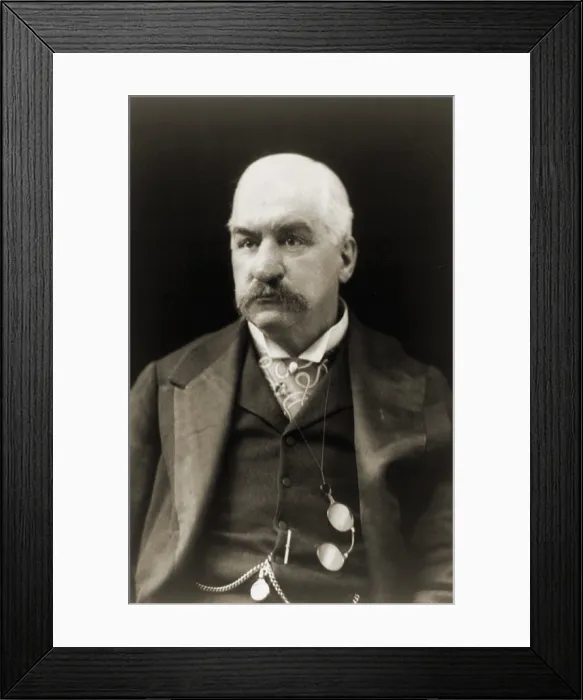 Framed Print : John Pierpont Morgan (1837-1913), American financier, at the height of his power