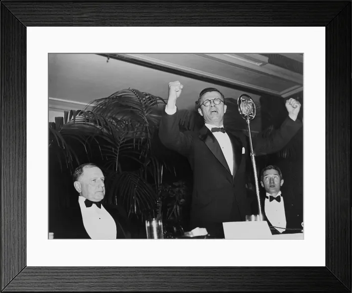 Framed Print : Georgia Governor Eugene Talmadge challenged the New Deal in 1936. He organized Southern Committee to Uphold the Constitution, to oppose FDR within the Democratic party Framed Print : Georgia Governor Eugene Talmadge challenged the New Deal in 1936. He organized Southern Committee to Uphold the Constitution, to oppose FDR within the Democratic party