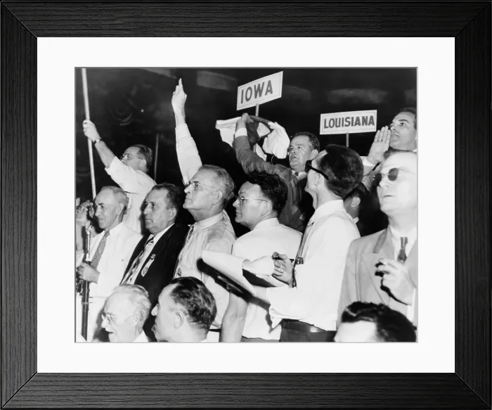 Framed Print : The agitated Alabama delegation at the 1948 Democratic National Convention Framed Print : The agitated Alabama delegation at the 1948 Democratic National Convention