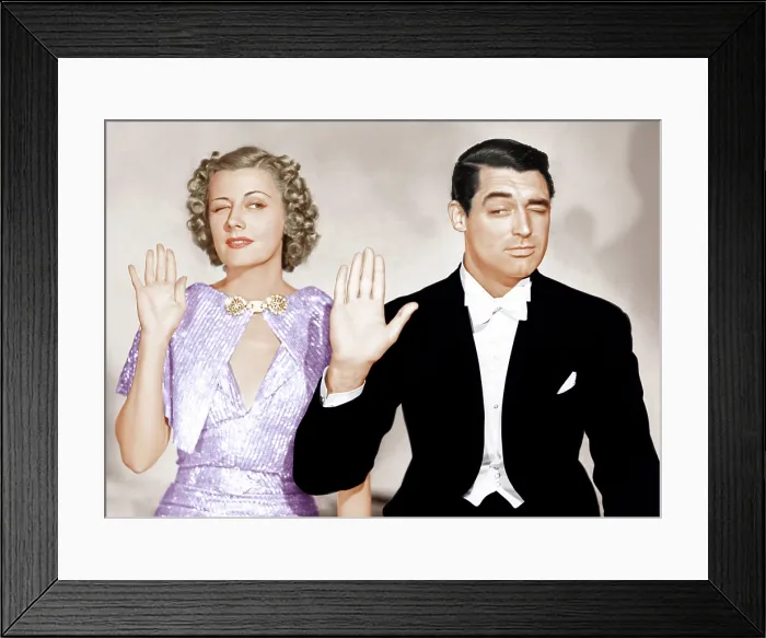 Framed Print : THE AWFUL TRUTH, from left: Irene Dunne, Cary Grant, 1937 Framed Print : THE AWFUL TRUTH, from left: Irene Dunne, Cary Grant, 1937