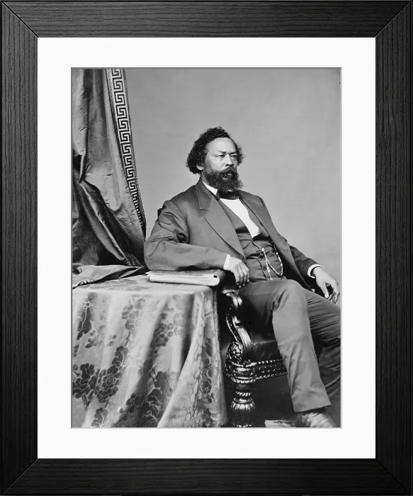 Framed Print : Benjamin Sterling Turner (1825 - 1894), born a slave, but was educated. After the Civil War he engaged in local politics in Selma, Alabama, and elected to the U.S Framed Print : Benjamin Sterling Turner (1825 - 1894), born a slave, but was educated. After the Civil War he engaged in local politics in Selma, Alabama, and elected to the U.S