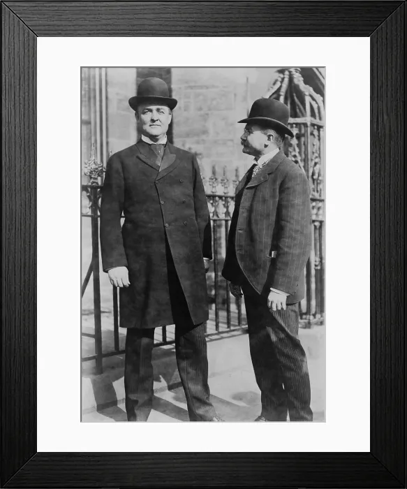 Framed Print : Big Tim Sullivan, (1862-1913), talking with Gus Roeder, a New York newspaper man. Sullivan was a New York City boss who controlled the underworld of the Bowery and Lower East Side Framed Print : Big Tim Sullivan, (1862-1913), talking with Gus Roeder, a New York newspaper man. Sullivan was a New York City boss who controlled the underworld of the Bowery and Lower East Side