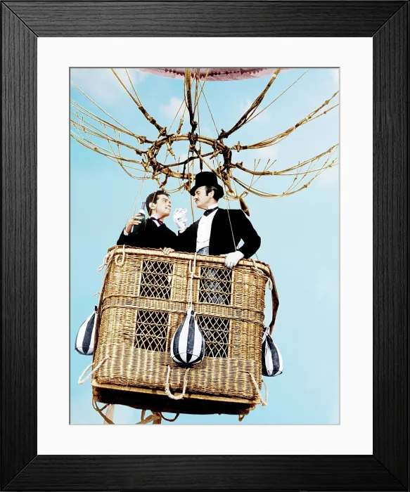 Framed Print : AROUND THE WORLD IN 80 DAYS, from left: Cantinflas, David Niven, 1956