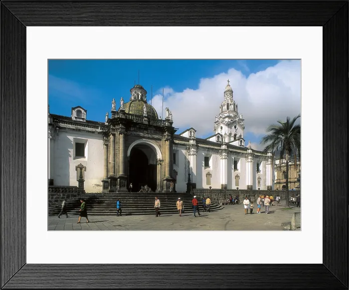 Framed Print : ECUADOR. PICHINCHA. Quito. Cathedral (16th c.). AISA / Everett Collection**US SALES ONLY**