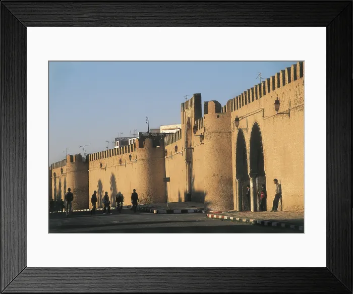 Framed Print : TUNISIA. KAIROUAN. Qayrawan. Bab el-Khouka gate in the wall surrounding the medina. AISA / Everett Collection**US SALES ONLY**