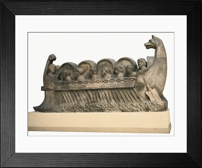 Framed Print : Ship with a load of wine. Roman art. Relief on rock. ITALY. Rome. Museum of Roman Civilization. AISA / Everett Collection**US SALES ONLY** Framed Print : Ship with a load of wine. Roman art. Relief on rock. ITALY. Rome. Museum of Roman Civilization. AISA / Everett Collection**US SALES ONLY**