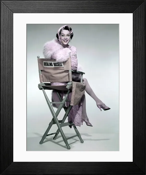Framed Print : THE GIRL RUSH, Rosalind Russell, on-set, 1955 Framed Print : THE GIRL RUSH, Rosalind Russell, on-set, 1955
