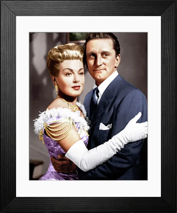 Framed Print : THE BAD AND THE BEAUTIFUL, from left: Lana Turner, Kirk Douglas, 1952