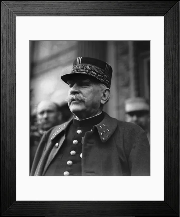 Framed Print : Marshall Joseph Joffre (1852-1931) commander in chief of the French armies in World War I