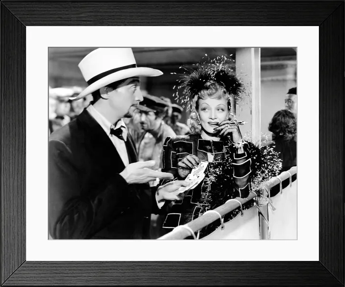 Framed Print : SEVEN SINNERS, Mischa Auer, Marlene Dietrich, 1940 Framed Print : SEVEN SINNERS, Mischa Auer, Marlene Dietrich, 1940