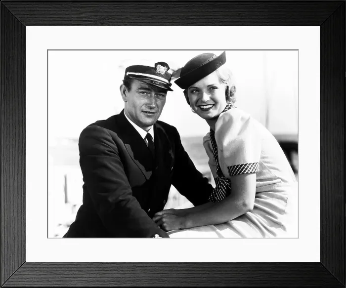 Framed Print : THE SEA SPOILERS, from left, John Wayne, Nan Grey, 1936 Framed Print : THE SEA SPOILERS, from left, John Wayne, Nan Grey, 1936