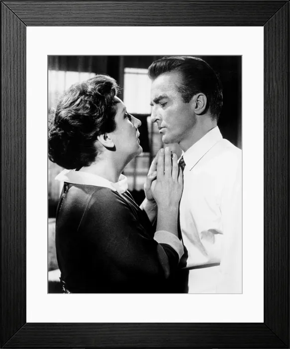 Framed Print : LONELYHEARTS, from left, Maureen Stapleton, Montgomery Clift, 1958