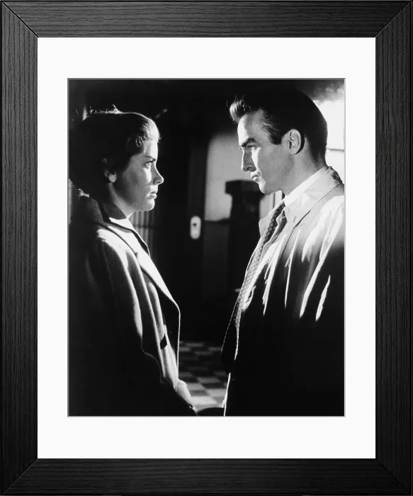 Framed Print : LONELYHEARTS, from left, Dolores Hart, Montgomery Clift, 1958 Framed Print : LONELYHEARTS, from left, Dolores Hart, Montgomery Clift, 1958
