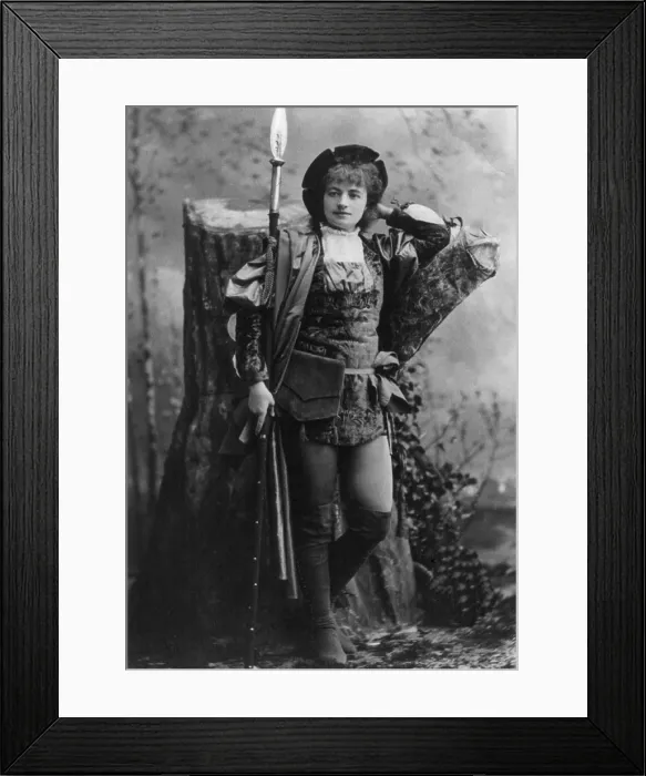 Framed Print : Helena Modjeska (1840-1909), Polish actress, holding spear in AS YOU LIKE IT. She performed many Shakespearean roles for English and American audiences. 1893 Framed Print : Helena Modjeska (1840-1909), Polish actress, holding spear in AS YOU LIKE IT. She performed many Shakespearean roles for English and American audiences. 1893