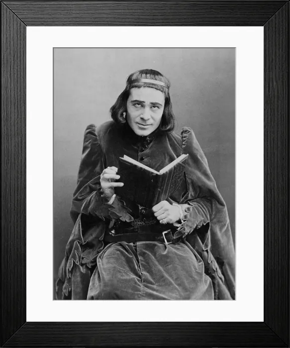 Framed Print : Richard Mansfield (1857-1907), American actor, as Richard III. 1889