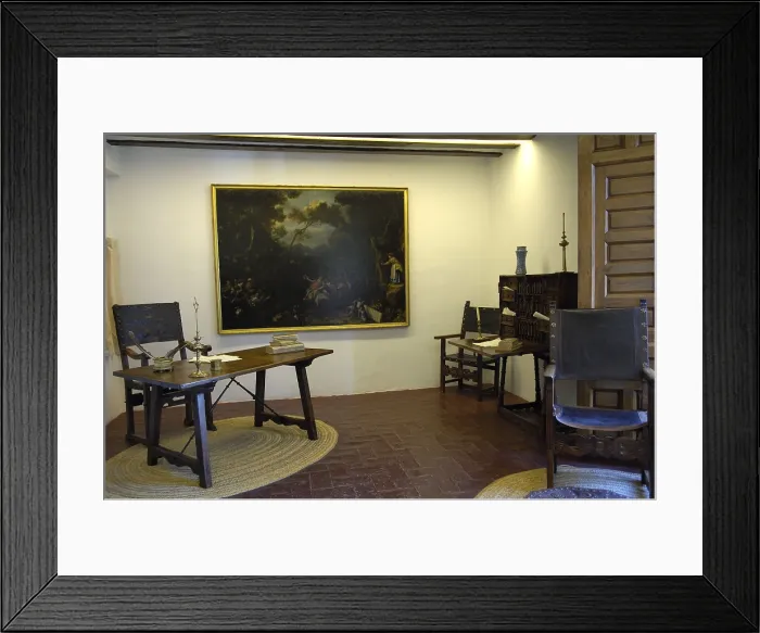 Framed Print : SPAIN. Valladolid. Museo Casa de Cervantes. Rafa Prez / AISA / Everett Collection (188308)**US SALES ONLY** Framed Print : SPAIN. Valladolid. Museo Casa de Cervantes. Rafa Prez / AISA / Everett Collection (188308)**US SALES ONLY**