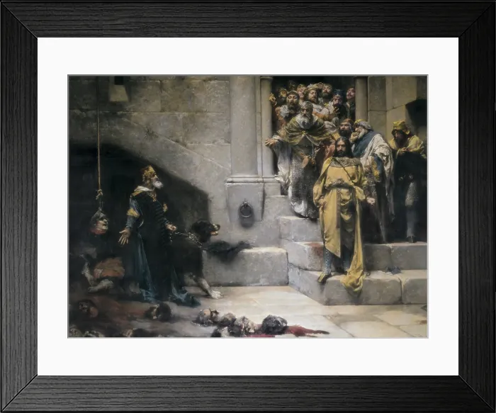 Framed Print : CASADO DEL ALISAL, Jose (1832-1886). The Bell of Huesca. 1874 - 1880 Framed Print : CASADO DEL ALISAL, Jose (1832-1886). The Bell of Huesca. 1874 - 1880