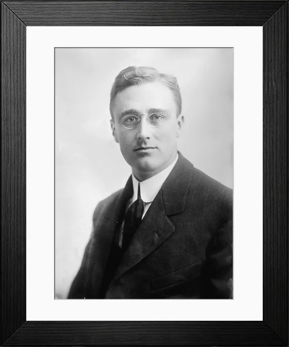 Framed Print : Portrait of a Franklin D. Roosevelt, probably taken when he was assistant secretary of the navy during World War I Framed Print : Portrait of a Franklin D. Roosevelt, probably taken when he was assistant secretary of the navy during World War I