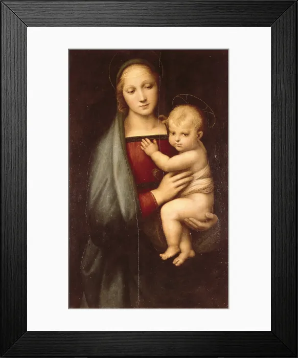 Framed Print : Raphael (1483-1520). Madonna of the Grand Duke. 1504. Renaissance art. Cinquecento. Oil on canvas. ITALY. Florence. Pitti Palace. AISA / Everett Collection**US SALES ONLY**