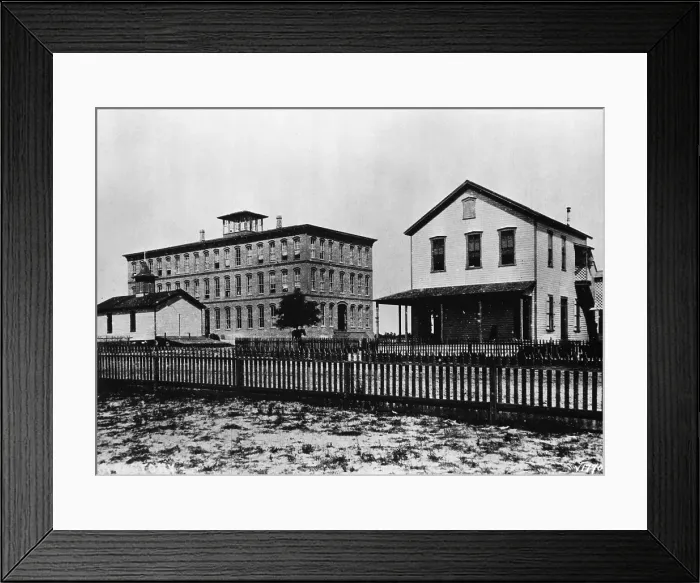 Framed Print : The Ybor Cigar Factory. Tampa, FL. 1886 Framed Print : The Ybor Cigar Factory. Tampa, FL. 1886