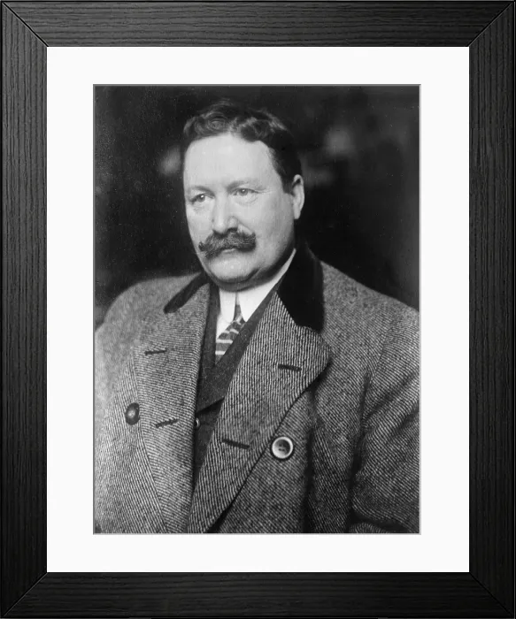 Framed Print : William Billy Burns (1861-1932), was a corrupt Director of the Bureau of Investigation during the Harding Administration