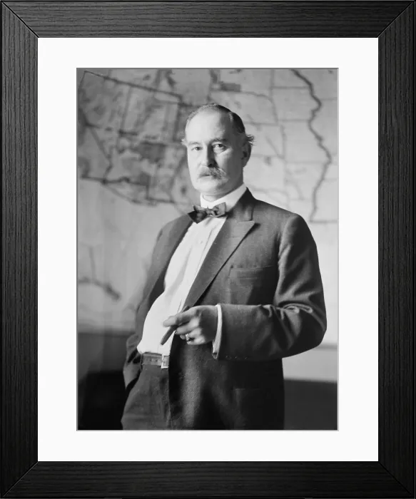 Framed Print : Albert B. Fall (1861-1944), Secretary of the Interior under the Harding administration, Circa 1921