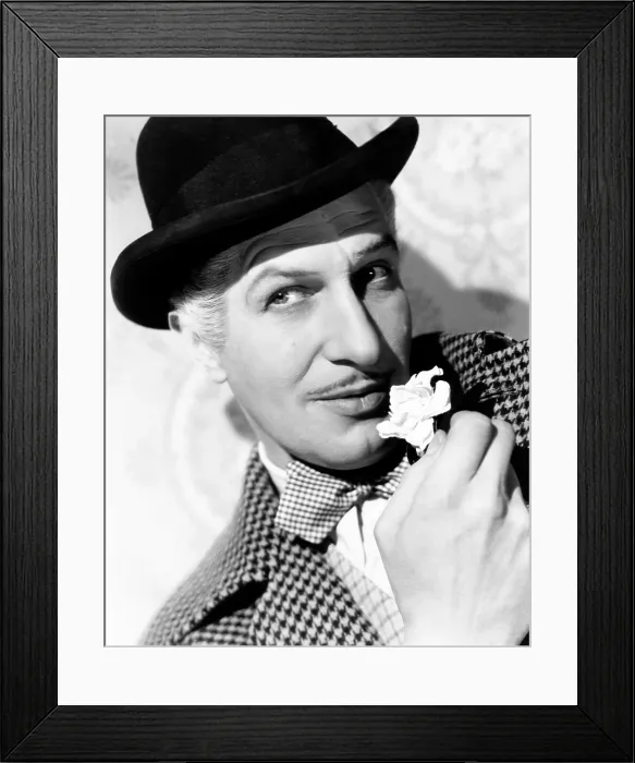 Framed Print : THE LONG NIGHT, Vincent Price, 1947