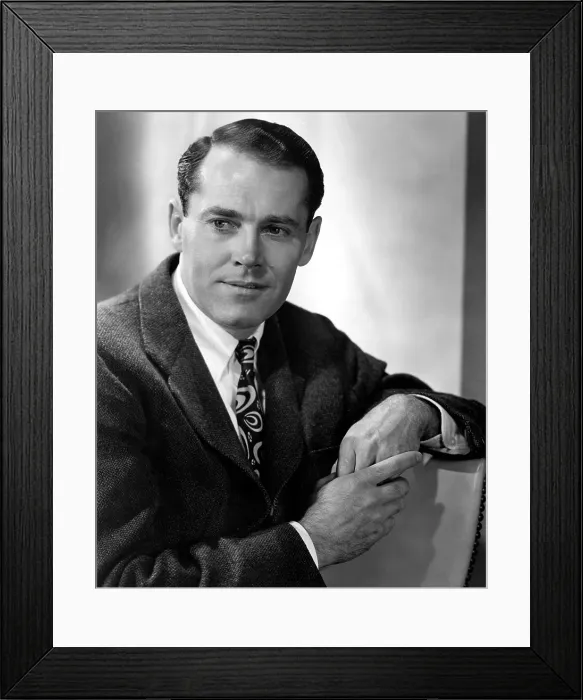 Framed Print : THE LONG NIGHT, Henry Fonda, 1947