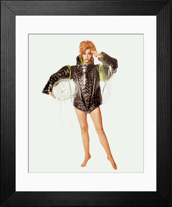 Framed Print : BARBARELLA, Jane Fonda, 1968 Framed Print : BARBARELLA, Jane Fonda, 1968