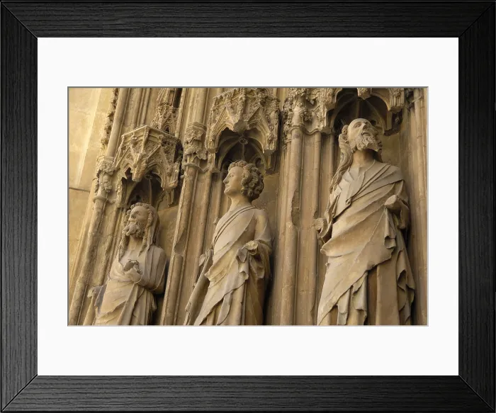 Framed Print : SPAIN. Valencia. Cathedral. Detail of the faade. Gothic art. AISA / Everett Collection**US SALES ONLY**
