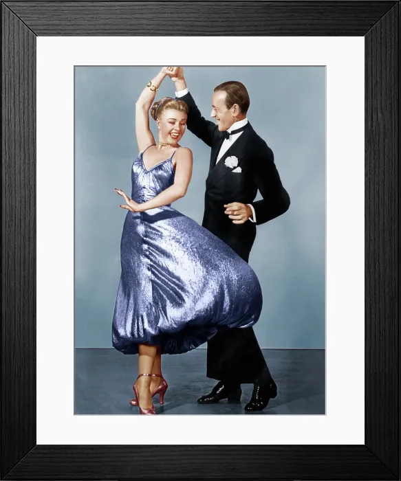 Framed Print : THE BARKLEYS OF BROADWAY, from left: Ginger Rogers, Fred Astaire, 1949