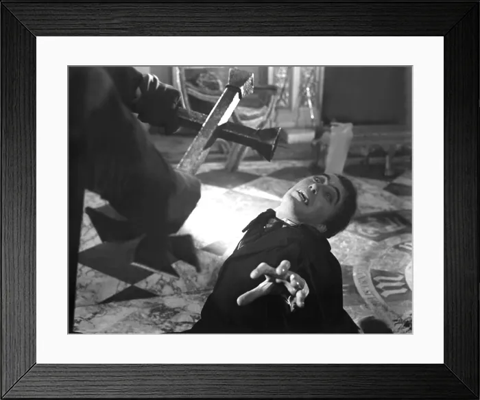 Framed Print : HORROR OF DRACULA, Christopher Lee, 1958