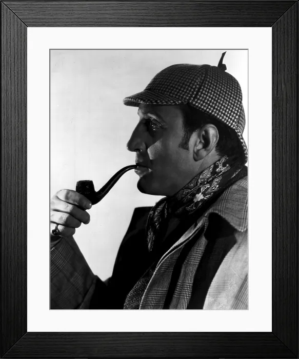 Framed Print : THE HOUND OF THE BASKERVILLES, Basil Rathbone as Sherlock Holmes, 1939