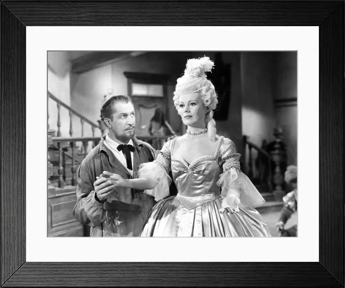Framed Print : HOUSE OF WAX, Vincent Price, Phyllis Kirk, 1953 Framed Print : HOUSE OF WAX, Vincent Price, Phyllis Kirk, 1953