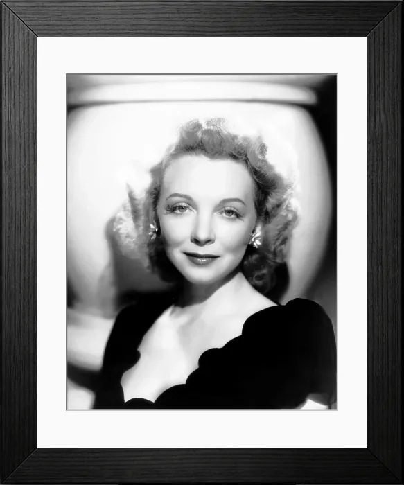 Framed Print : LOVE, HONOR AND GOODBYE, Virginia Bruce, 1945