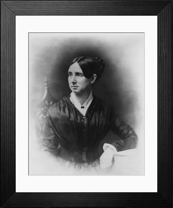 Framed Print : Dorothea Dix (1802-1887), began her lifelong campaign for humane treatment of the mentally ill in the 1840's