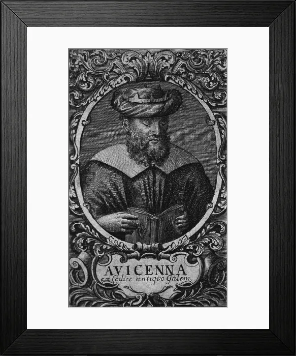 Framed Print : Avicenna (980-1037), Persian philosopher and physician, was the most influential philosopher-scientist of Islam