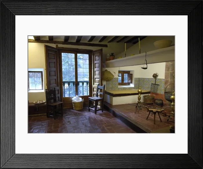 Framed Print : SPAIN. Valladolid. Museo Casa de Cervantes. Rafa Prez / AISA / Everett Collection (188310)**US SALES ONLY**