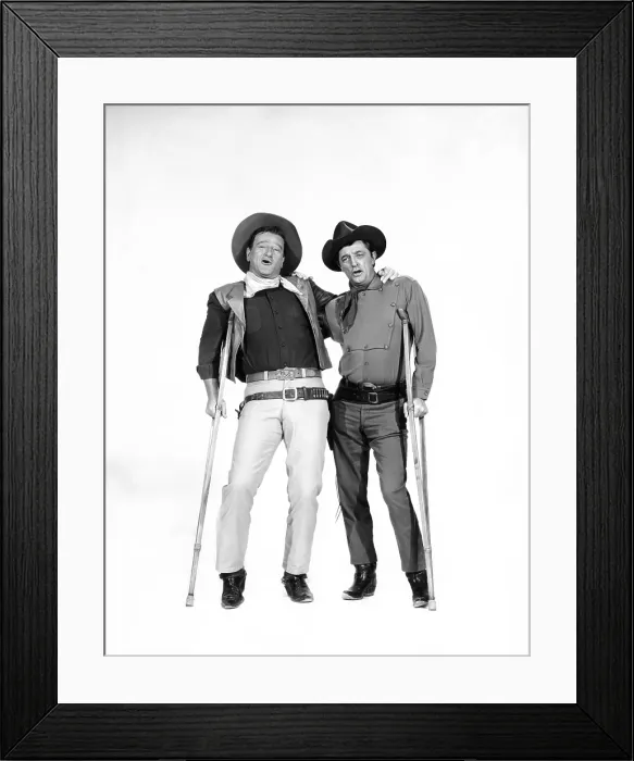 Framed Print : EL DORADO, John Wayne, Robert Mitchum, 1966