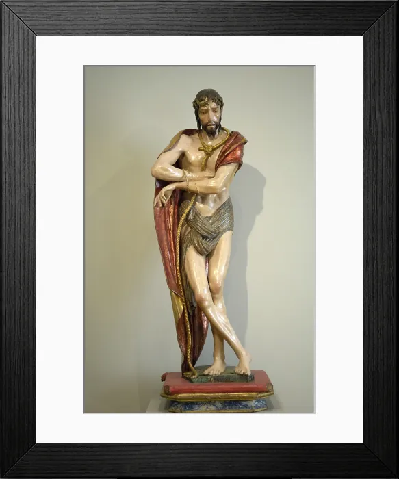 Framed Print : Ecce Homo1525. Polychrome sculpture by Alonso Berruguete. Mannerism art. ; Renaissance art. Sculpture on wood. SPAIN. Valladolid. National Museum of Sculpture Framed Print : Ecce Homo1525. Polychrome sculpture by Alonso Berruguete. Mannerism art. ; Renaissance art. Sculpture on wood. SPAIN. Valladolid. National Museum of Sculpture