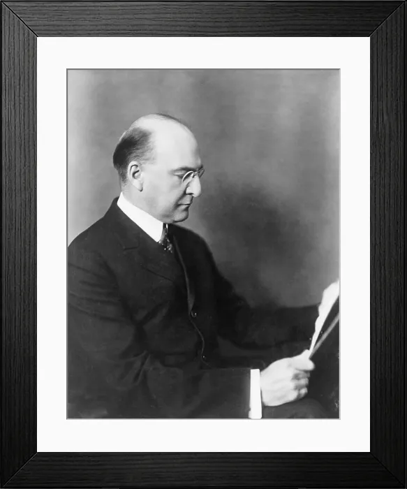 Framed Print : Pierre S. DuPont (1870-1954), was president of the DuPont company from 1915 to 1919, and served on its Board of Directors until 1940. 1916 portrait